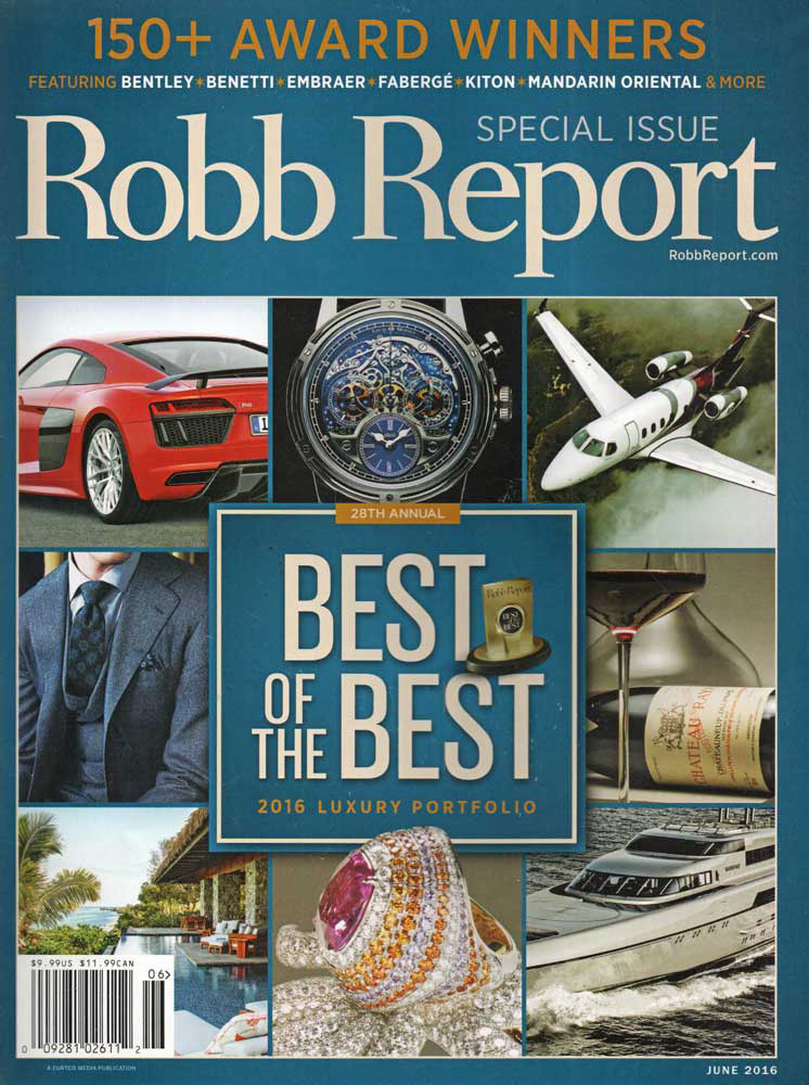 Robb Report Best of the Best 2016
