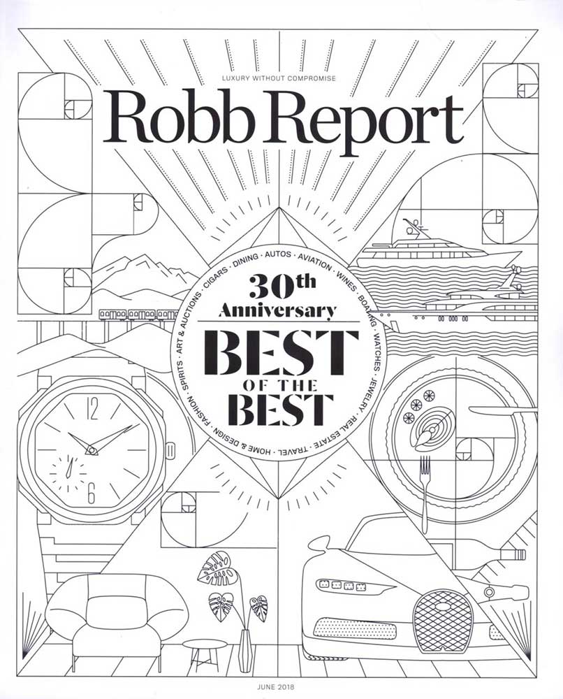 Robb Report Best of the Best 2018