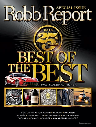 Robb Report Best of the Best 2013